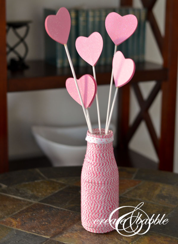 Valentine's day shop centerpieces