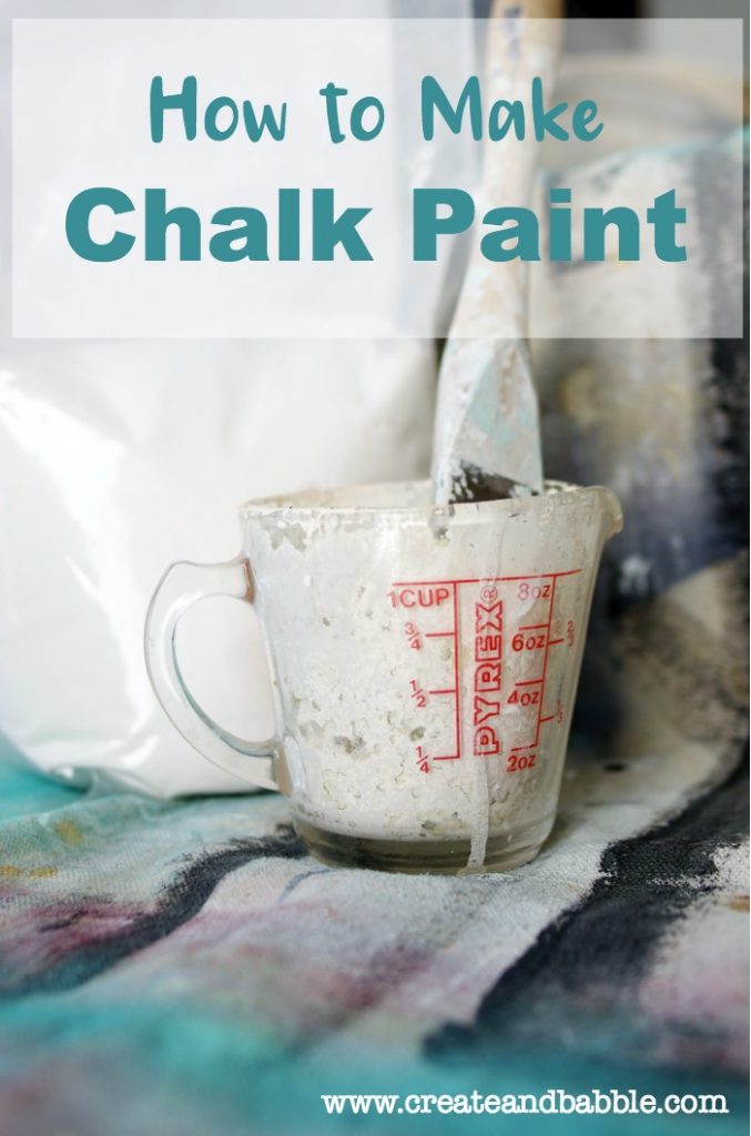 How to Make Chalk Style Paint
