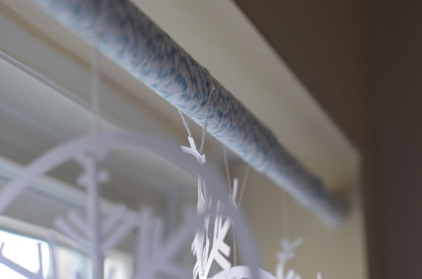 Create and Babble Snowflake Curtain