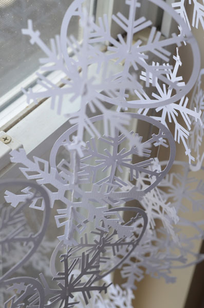 Create and Babble Snowflake Curtain