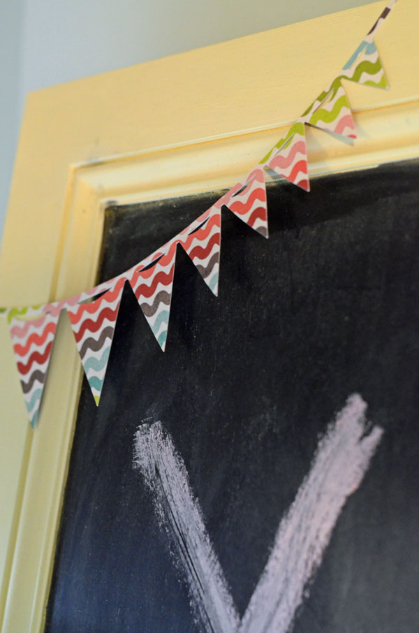 DIY Cabinet Door Chalkboard