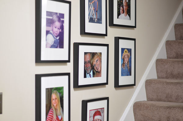 Decorating with photos-createandbabble.com