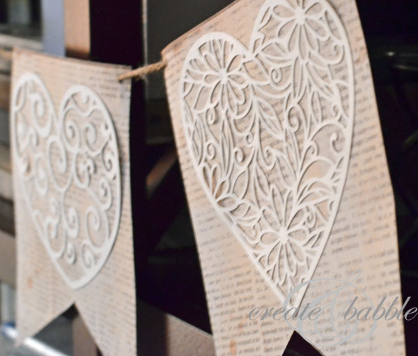 Paper Valentine Banner-createandbabble.com