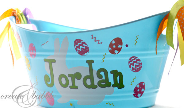 Easter Bucket Create and Babble