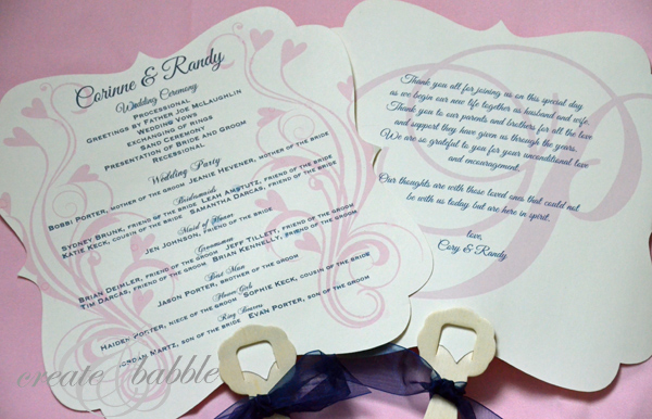 Diy Wedding Programs Create And Babble