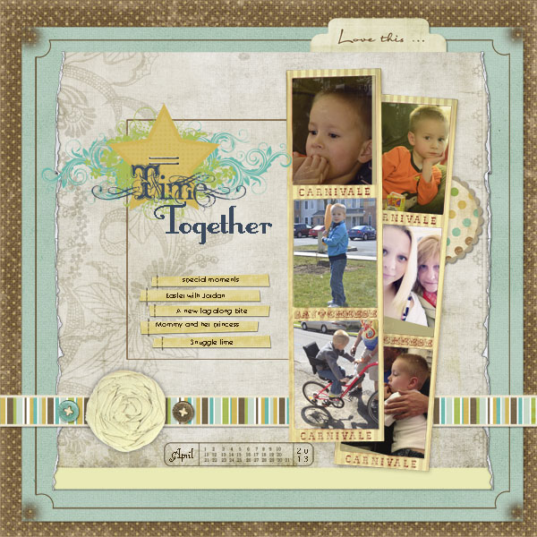 digital scrapbook page_createandbabble.com