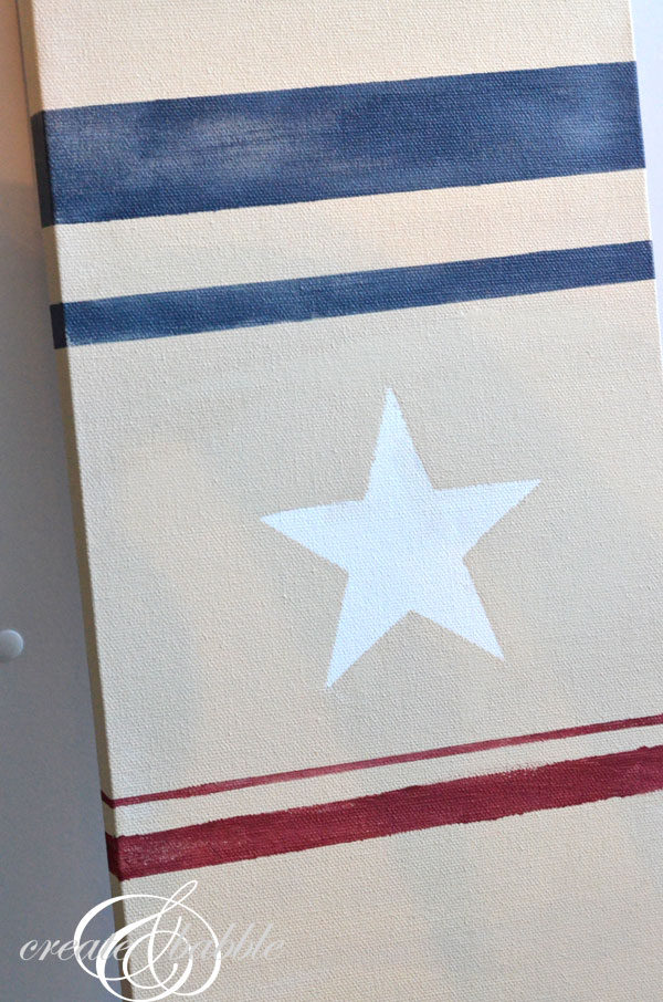 canvas flag stars and stripes_createandbabble.com