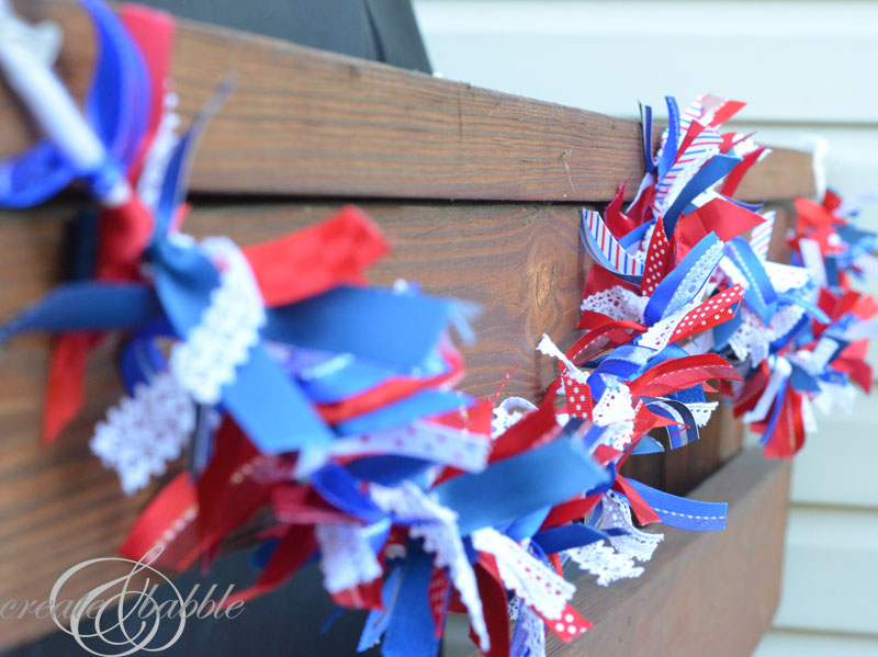 patriotic ribbon garland_createandbabble.com