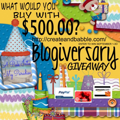 What would you buy with $500 {Giveaway}