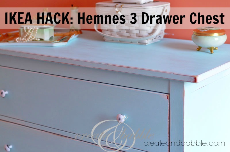 Ikea Hack Hemnes 3 Drawer Chest Create And Babble