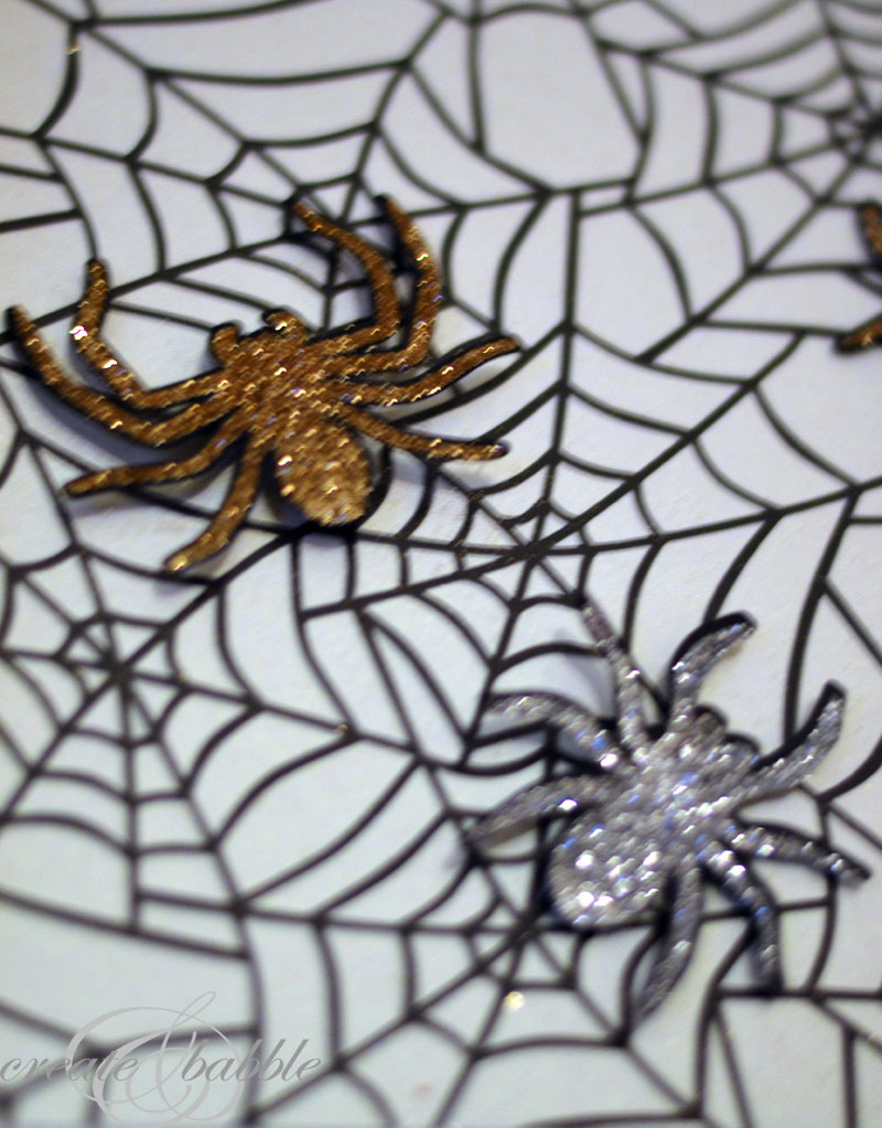 halloween mantle decor-spiders_createandbabble.com