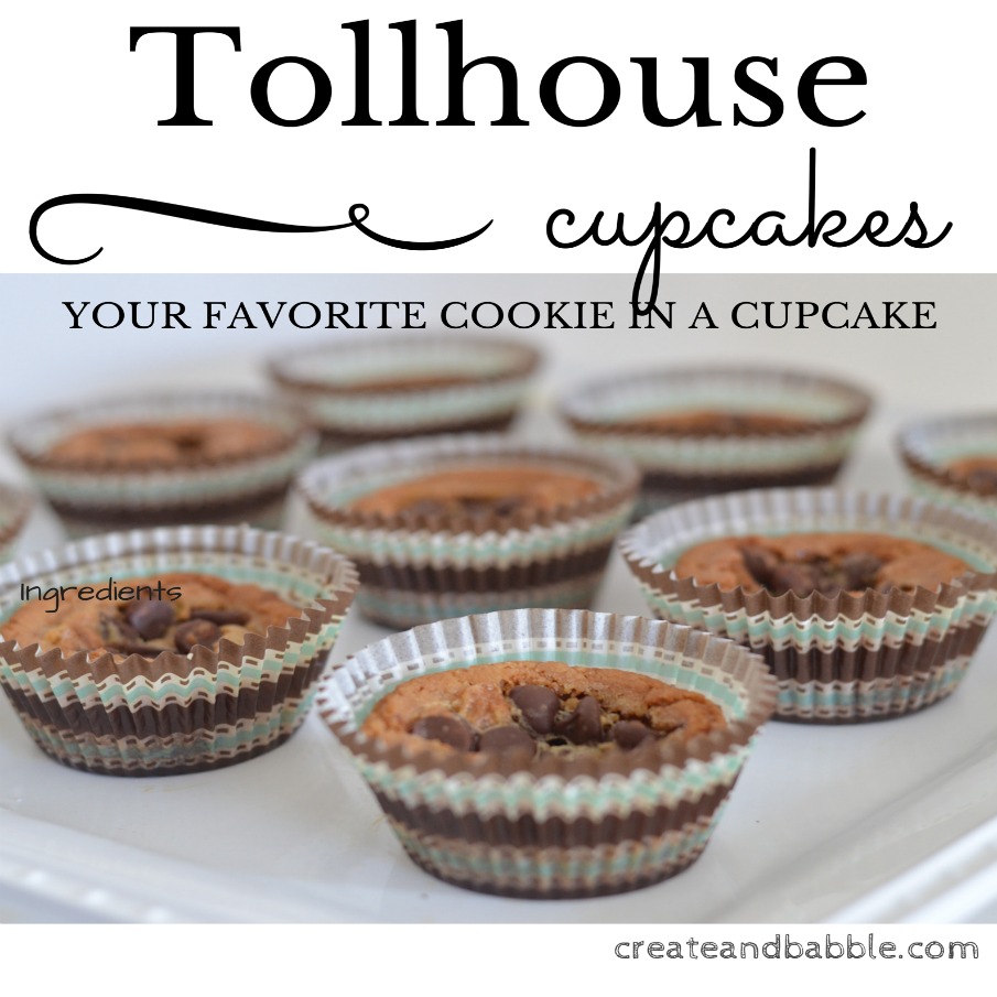 Tollhouse Cupcakes by createandbabble.com