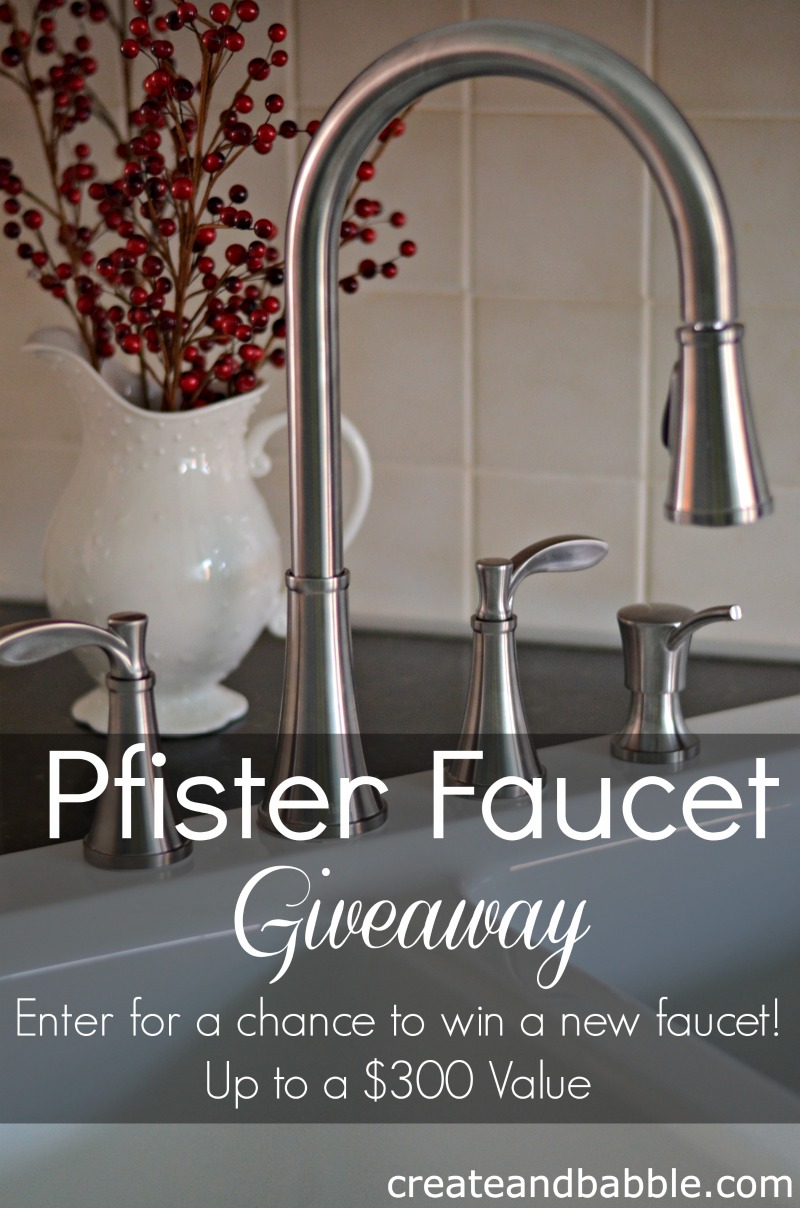 Pfister Faucet Giveaway