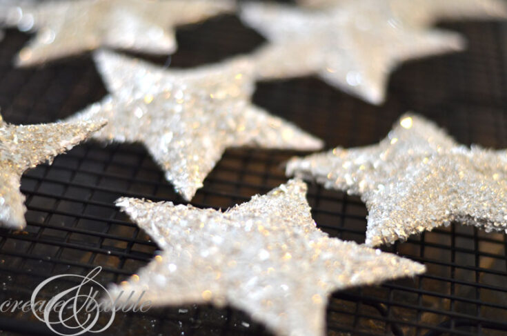 Handmade Glitter Christmas Ornaments Create And Babble