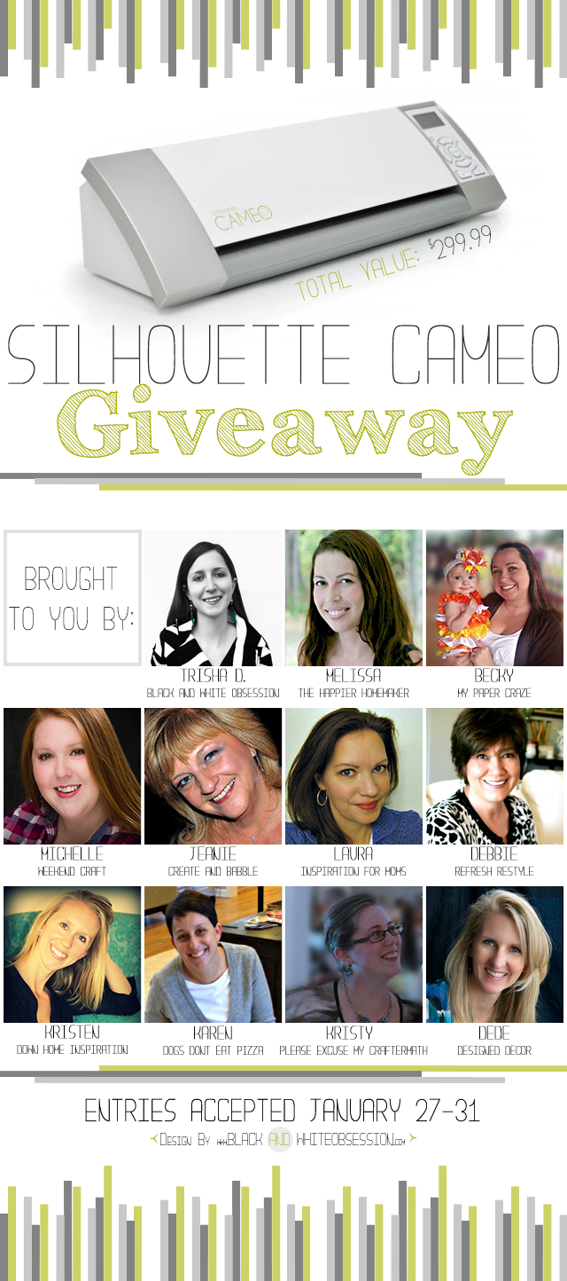 Silhouette Cameo Giveaway