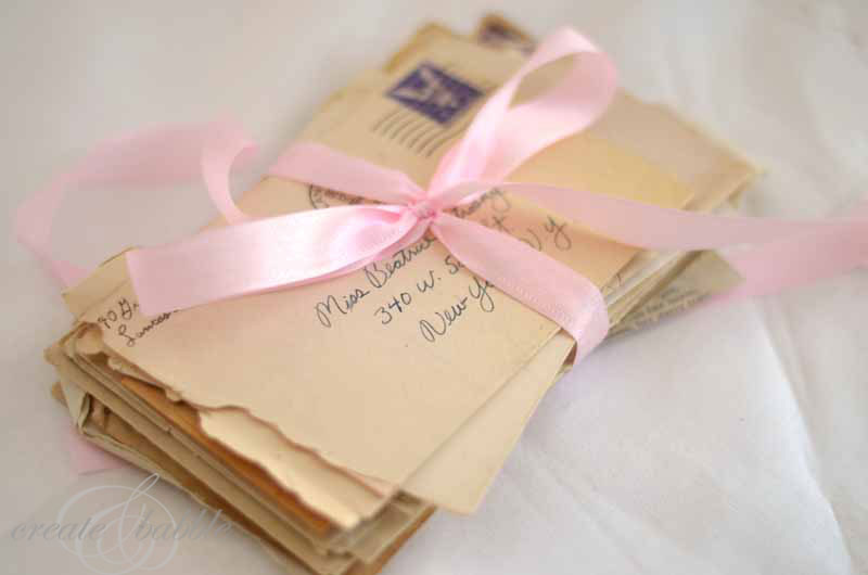 love letters for a box by createandbabble.com