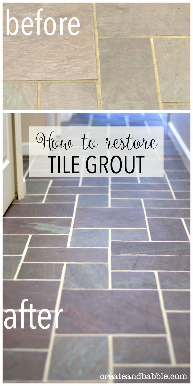 How I got my grout to look like new for $11