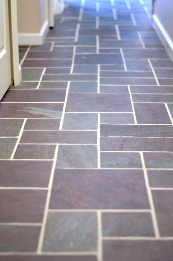 Slate Floor Grout Renew Create and Babble