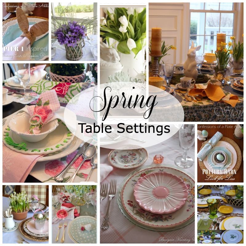 Ten Spring Table Settings