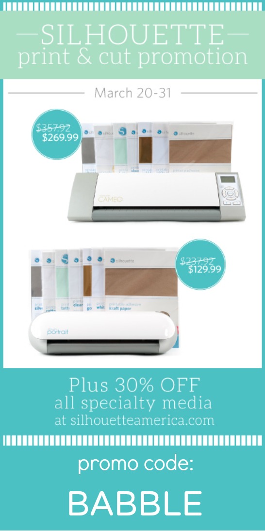 Silhouette® Print and Cut Promotion