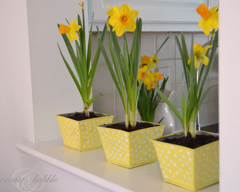 Easy DIY Painted Flower Pots