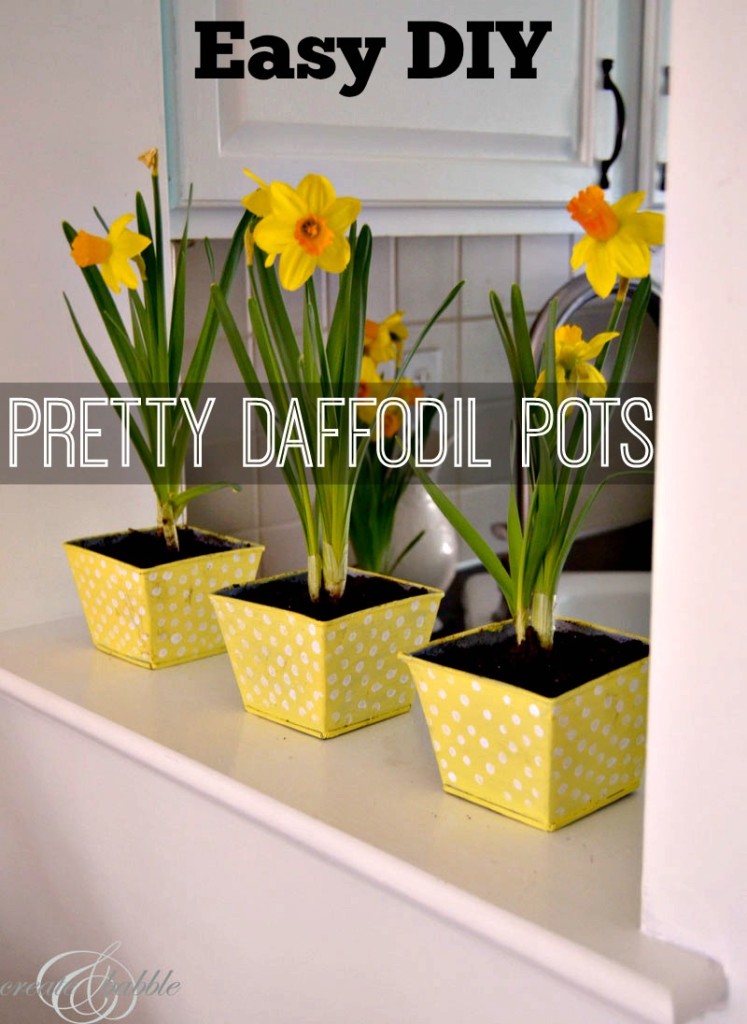 Easy DIY Painted Flower Pots - Create and Babble