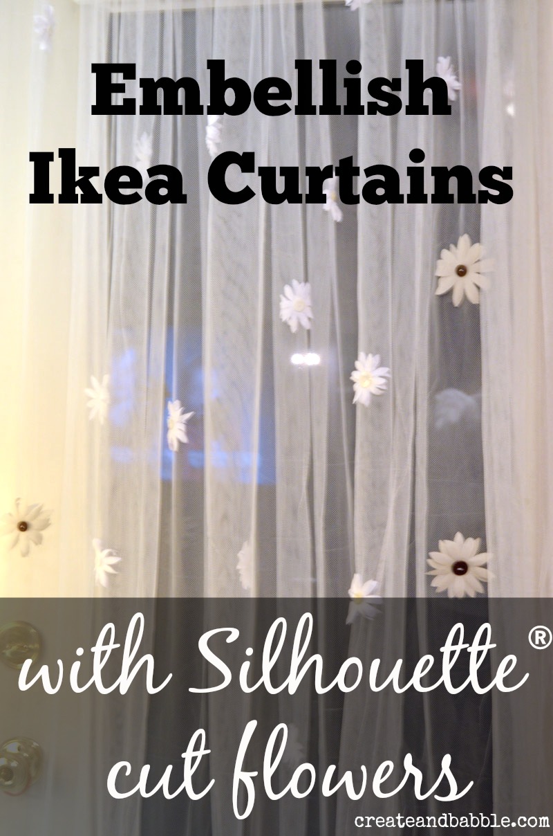 embellish ikea curtains by createandbabble.com