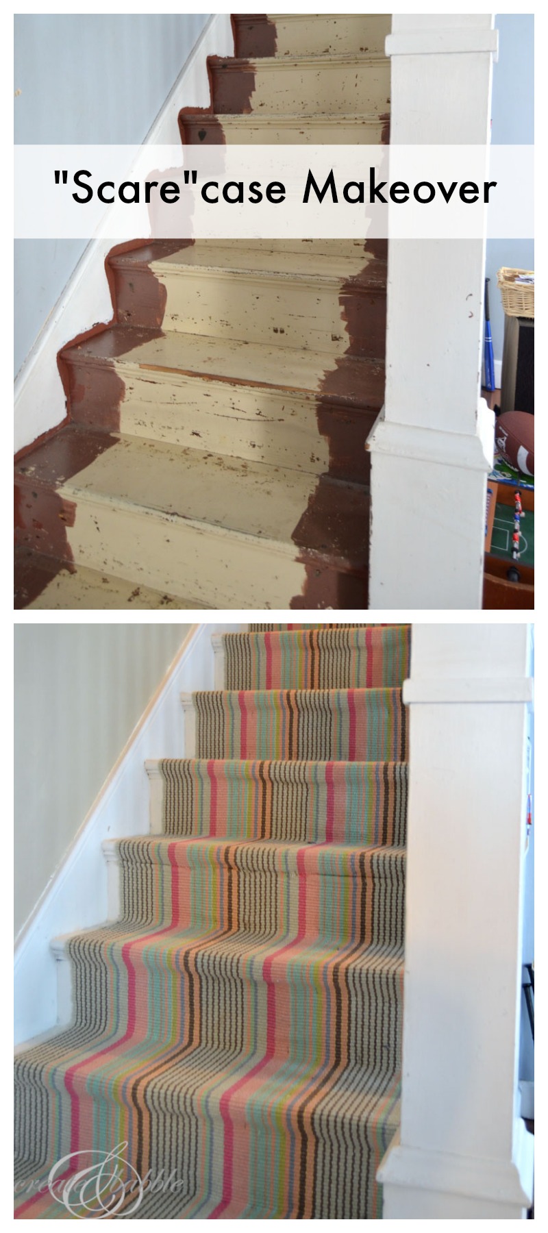 Staircase Makeover - Create and Babble