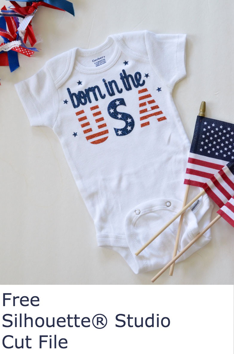 born in the usa onesie