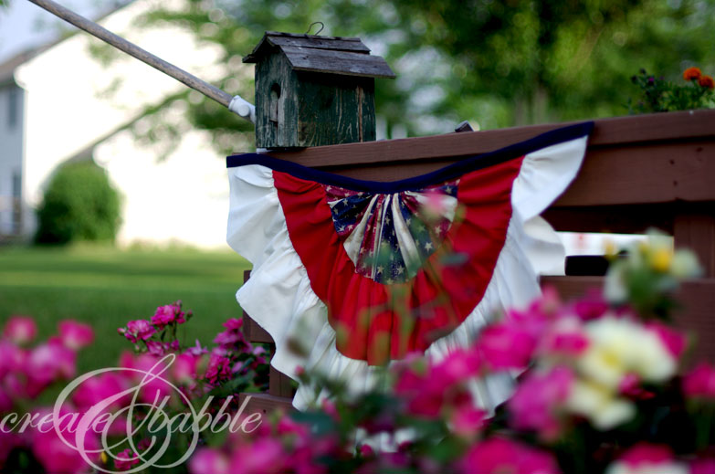 Easy to Make Patriotic Bunting