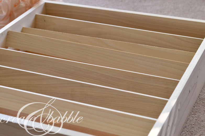 Craft Paint Storage {Wood Project}