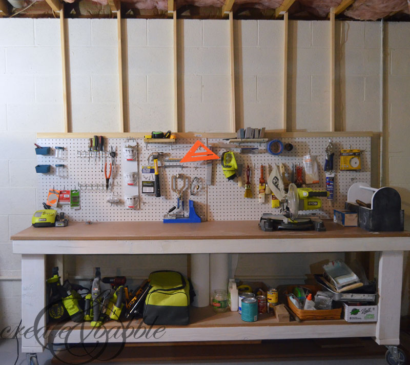 How To Hang A Pegboard Without Drilling Into Cinder Block - How To Hang Shelves On A Cement Wall Without Drilling