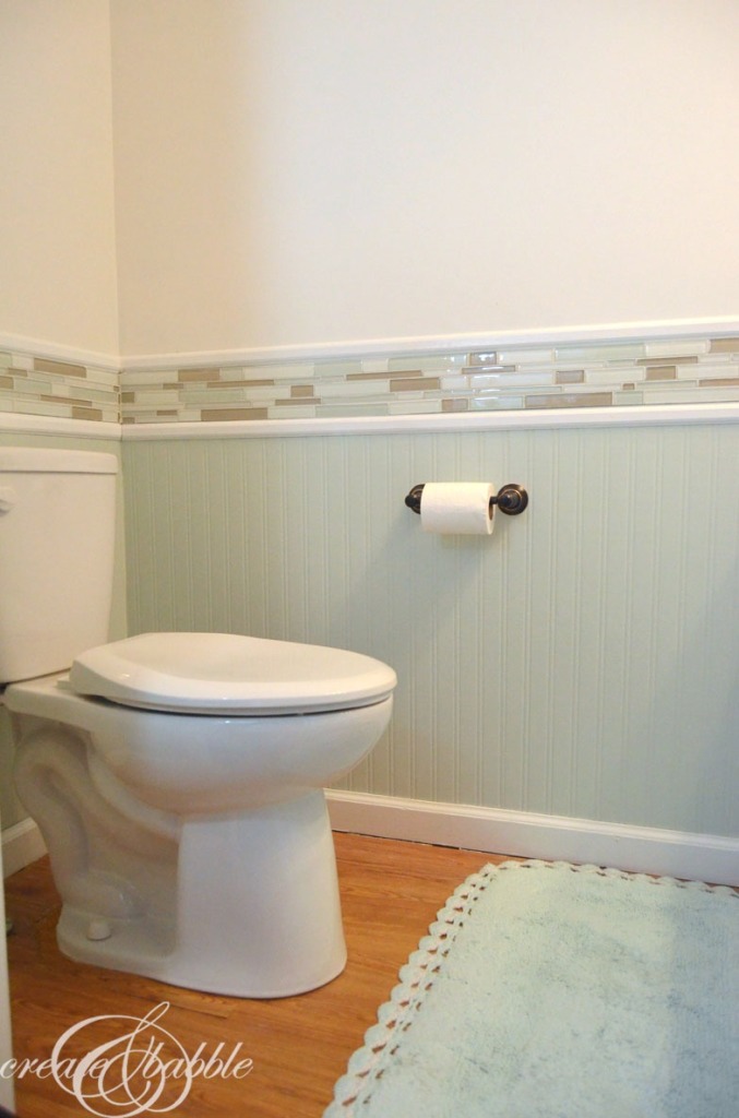 Powder Room Makeover - Create And Babble