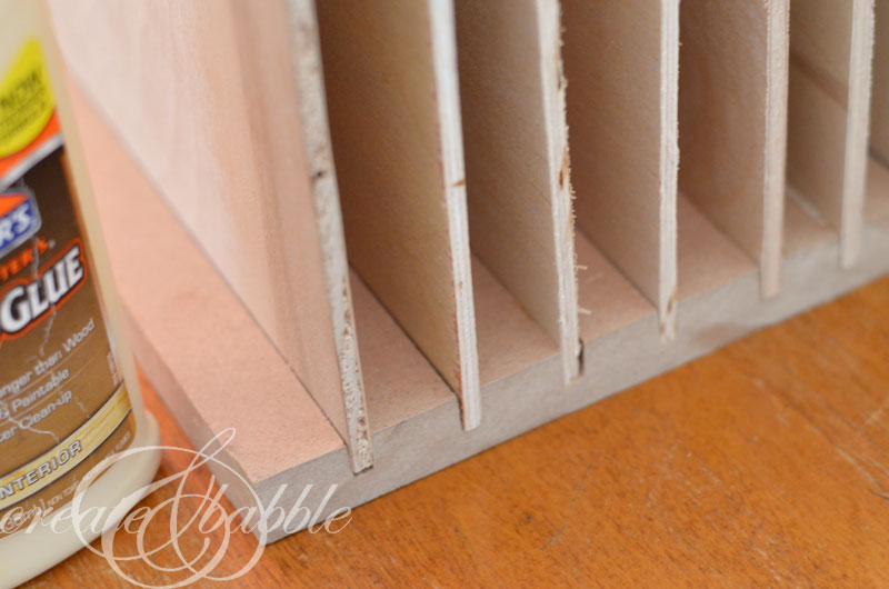 how to make a wood paper organizer