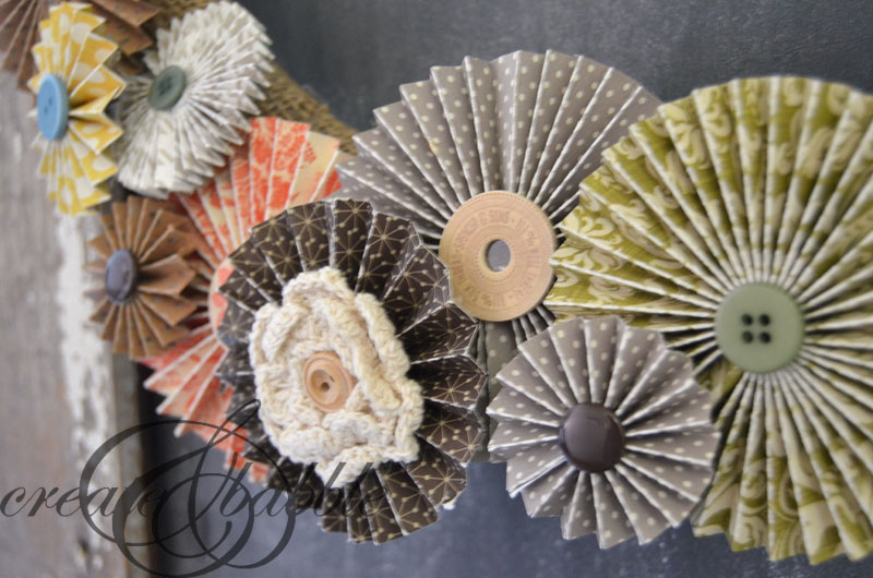 Paper Medallion Wreath