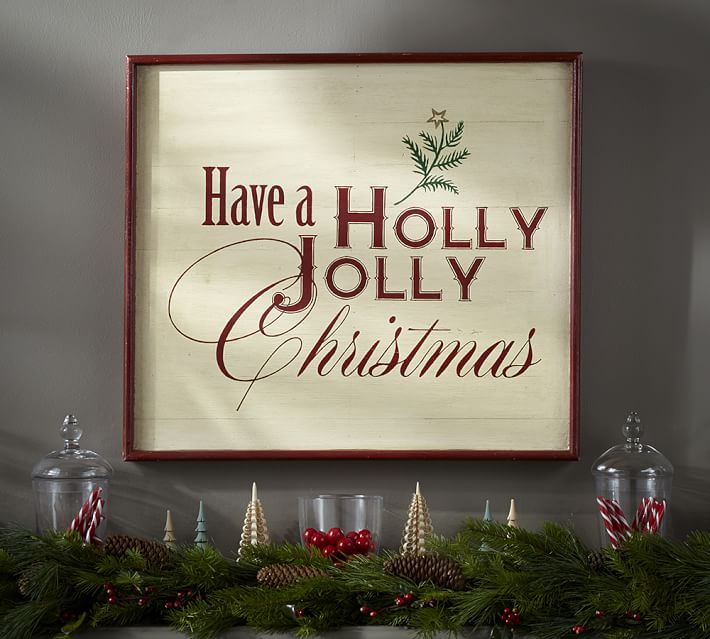 large christmas wall decor