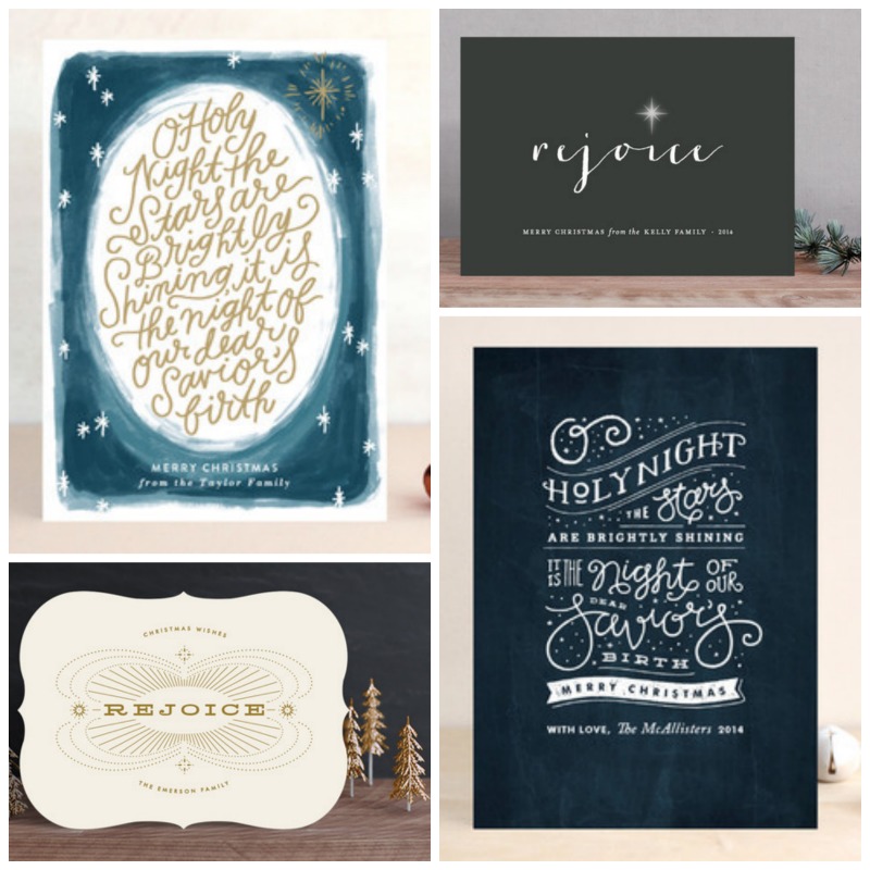 holiday cards from minted