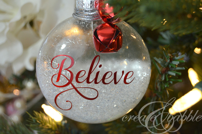 How to make glitter Christmas ornaments