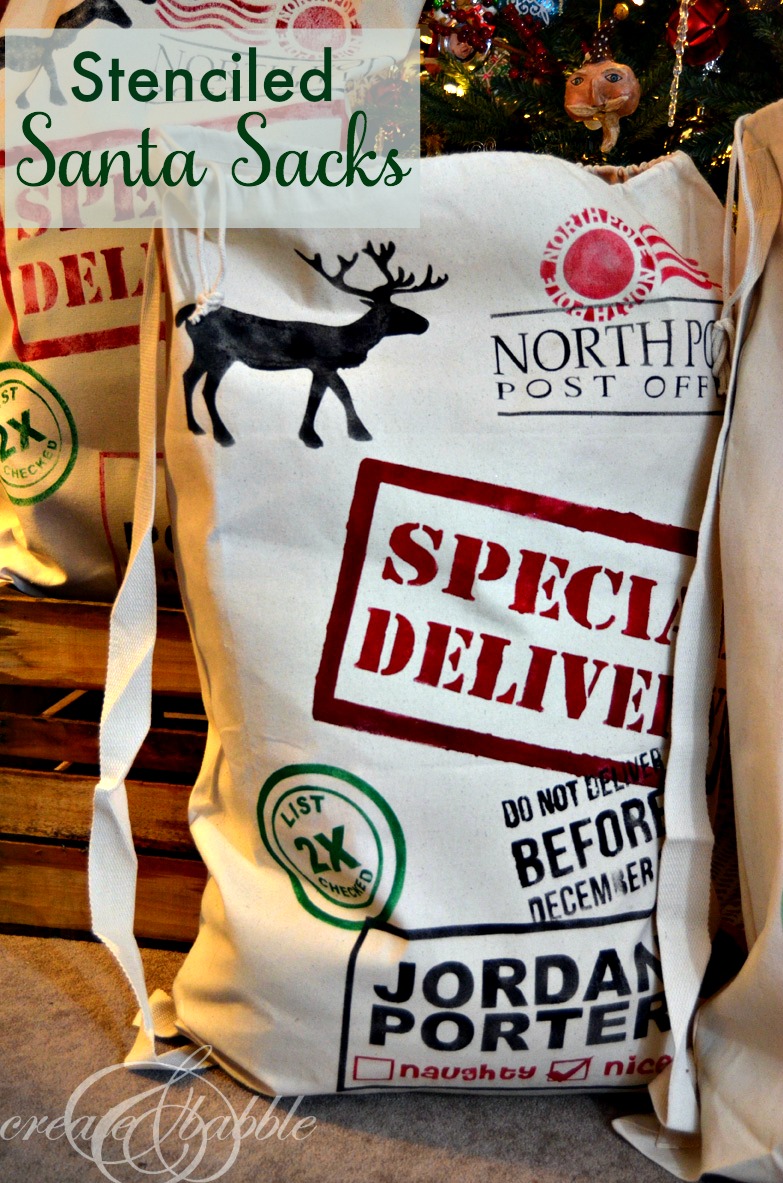 Personalized Santa Sacks