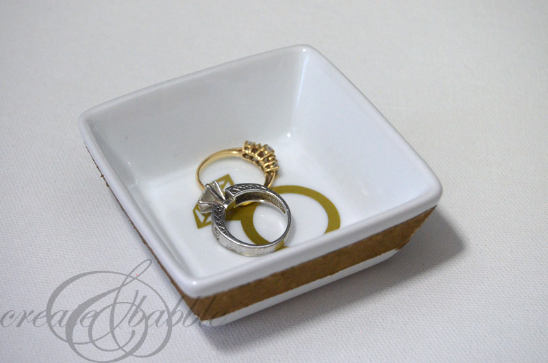 Gold on sale ring dish