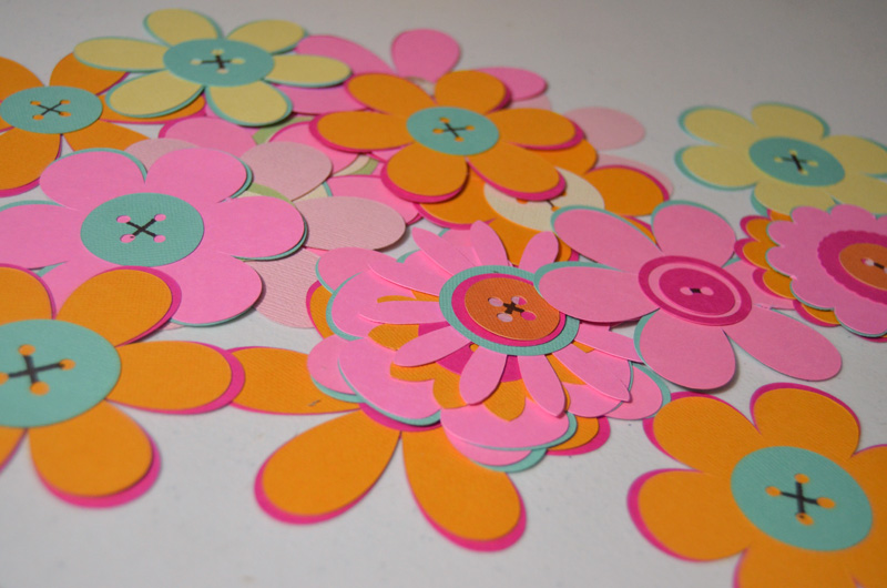 Paper Flower Centerpiece
