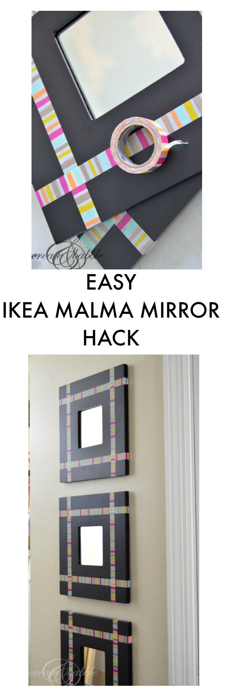 Ikea Malma Mirror Hack Create And Babble