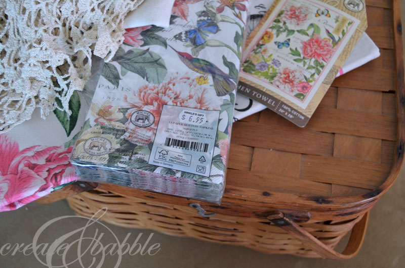 picnic basket makeover