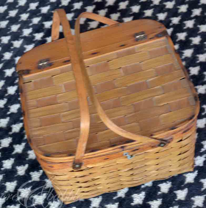 picnic basket makeover