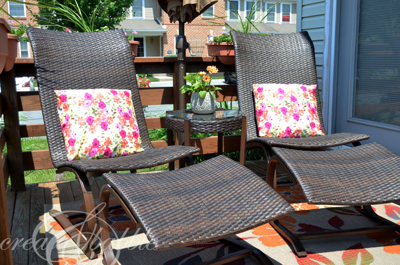 Furnishing a Small Deck - Create and Babble