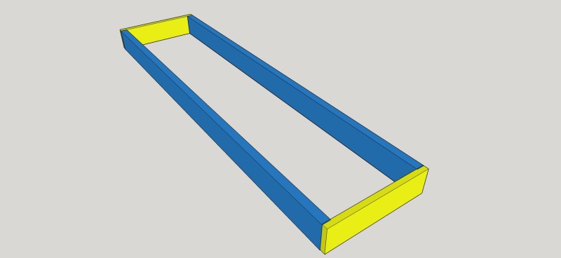 frame for bench