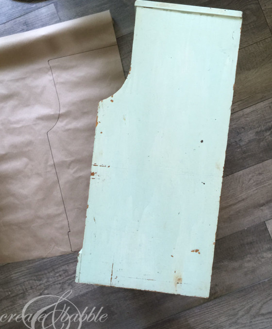 Fabric Covered Nightstand Create and Babble