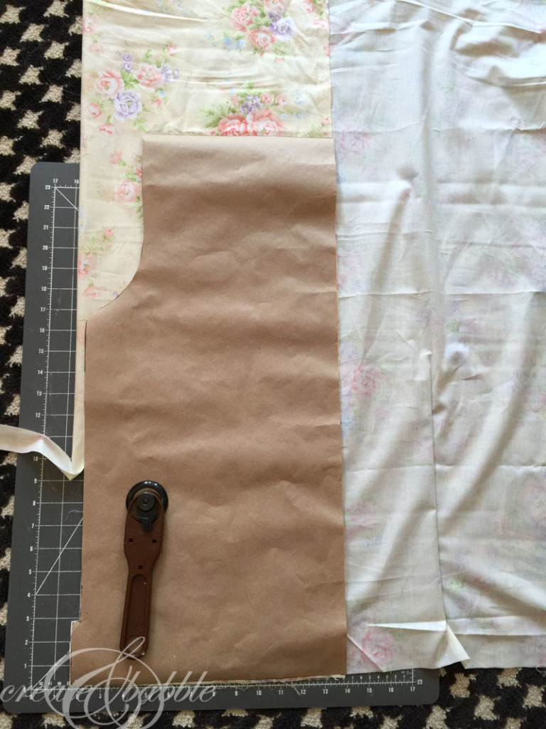 Fabric Covered Nightstand Create and Babble