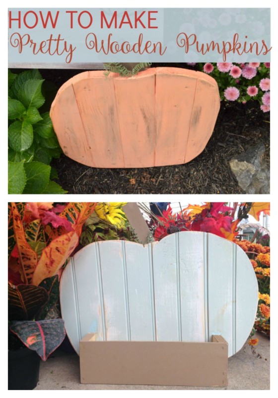 How to Make Pretty Wooden Pumpkins - Create and Babble