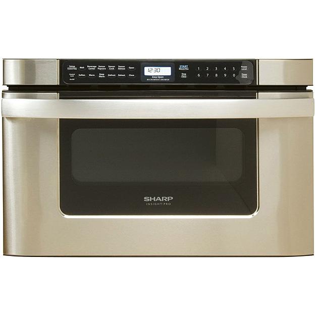 Sharp 24" 1000W Insight Pro Stainless Steel Microwave Drawer Oven